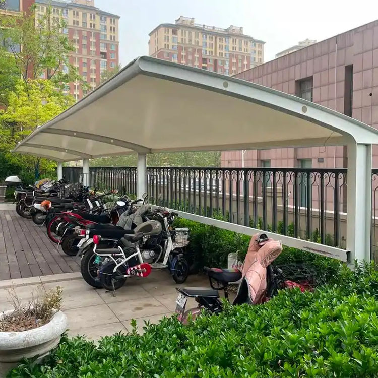 夏县膜结构电动车棚